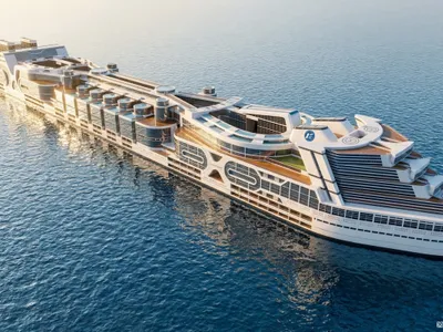 Vaporul Freedom Ship va putea găzdui 80.000 de oameni