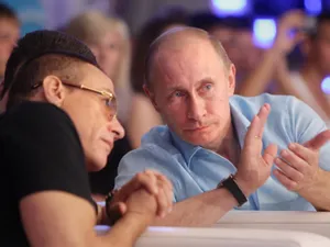 Van Damme, alături de Putin în 2010 - FOTO: PROFIMEDIA