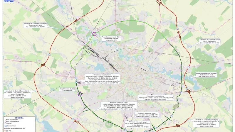Se taie panglica la Autostrada A0. Când se va putea circula pe centura Bucureștiului? Foto: CESTRIN