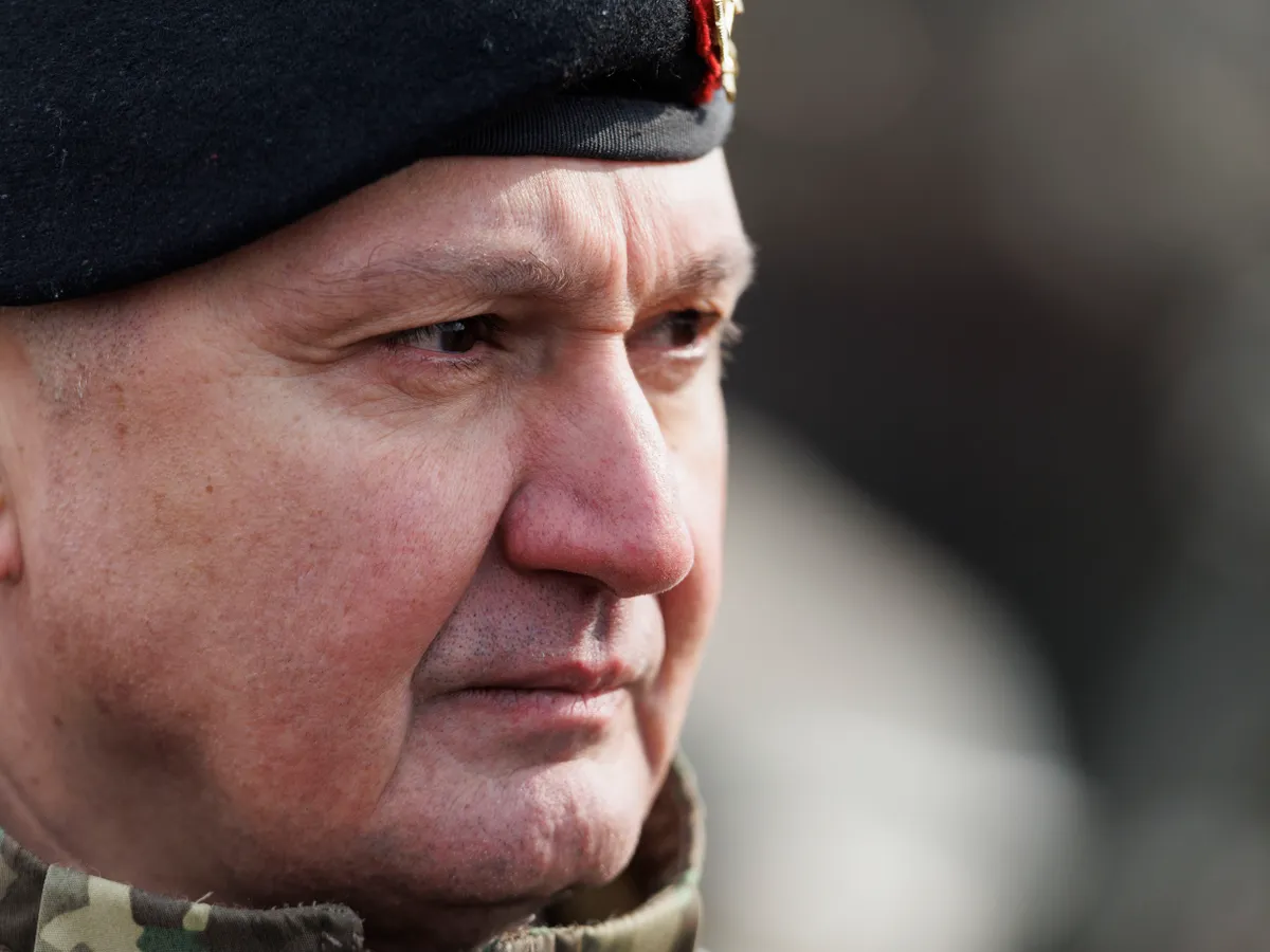 Generalul Vlad Gheorghiţă, în Poligonul Smârdan, la Steadfast Dart 25 - Foto: INQUAM PHOTOS/Bogdan Buda