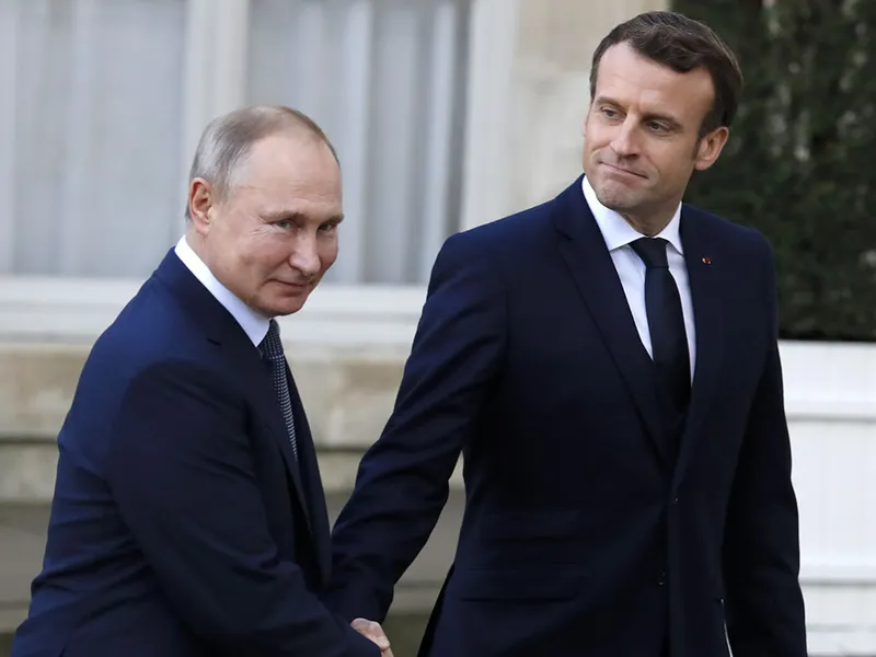 Putin: Unele dintre ideile lui Macron ar putea constitui baza pentru a merge mai departe/FOTO: TheMoscowTimes