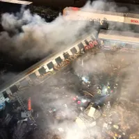 Peste 26 de morți și 85 de răniți în urma ciocnirii a două trenuri  între Atena şi Salonic - FOTO: Profimedia Images