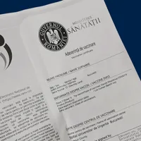 Adeverința românească de vaccinare poate fi folosită doar în România