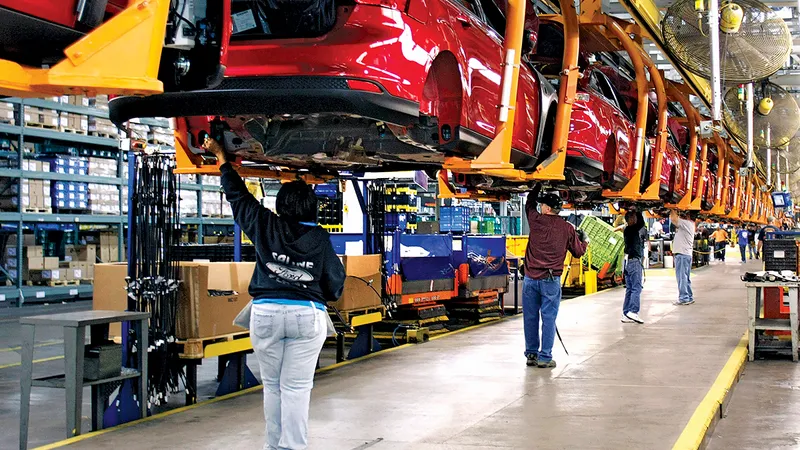 Michigan este un centru de producție pentru companii precum Ford