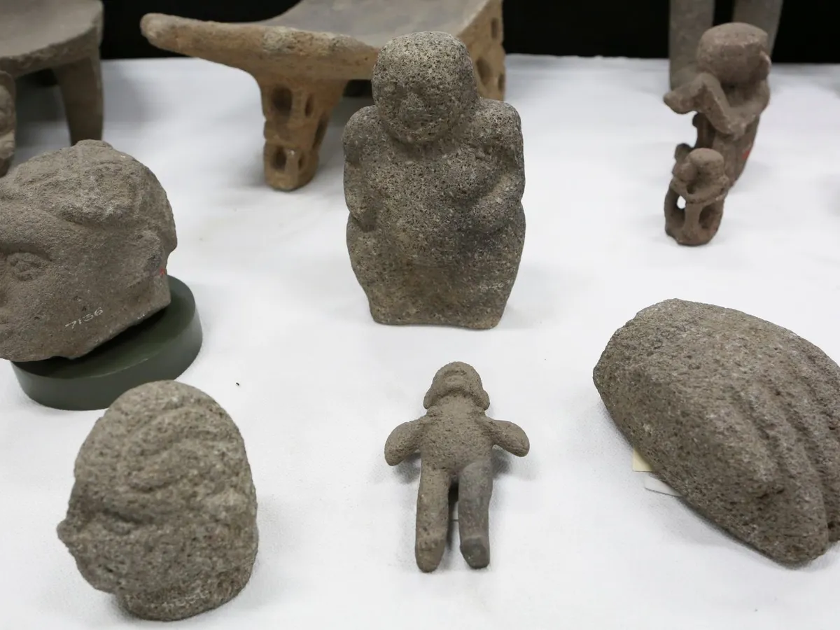 Costa Rica a recuperat 1.305 de piese de artă precolumbiană de la Brooklyn Museum. / Foto: agerpres.ro
