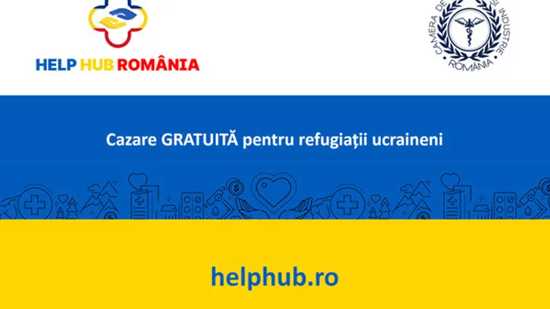 CCIR și Heplhub.ro pun la dispoziția refugiaților ucraineni o platformă web pentru cazare gratuită