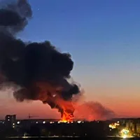 Aeroportul din Dnipro mai fusese lovit pe 15 martie, când pista fusese distrusă şi terminalul avariat - Foto: Twitter