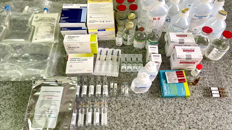 Tratamentul unui pacient pentru o singură zi la ATI. Sursă imagine: Facebook RoVaccinare
