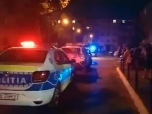 Crimă violentă într-un bloc din Brașov. Suspectul, prins de polițiști după o urmărire scurtă