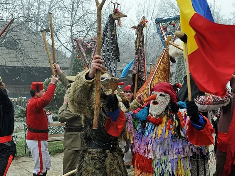 Festival de datini şi obiceiuri de Crăciun şi Anul Nou, la Muzeul Satului din Bucuresti. / Foto: cadranpolitic.ro