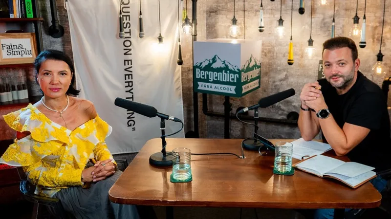 Petronela Rotar și Mihai Morar, implicați în proiectul  #TraiesteResponsabil  susținut de Bergenbier SA Foto: Bergenbier SA
