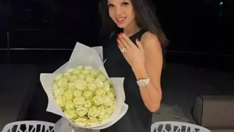 Cristina Spătar i-a spus „Da” lui Vicențiu Mocanu în Dubai. / Foto: Instagram