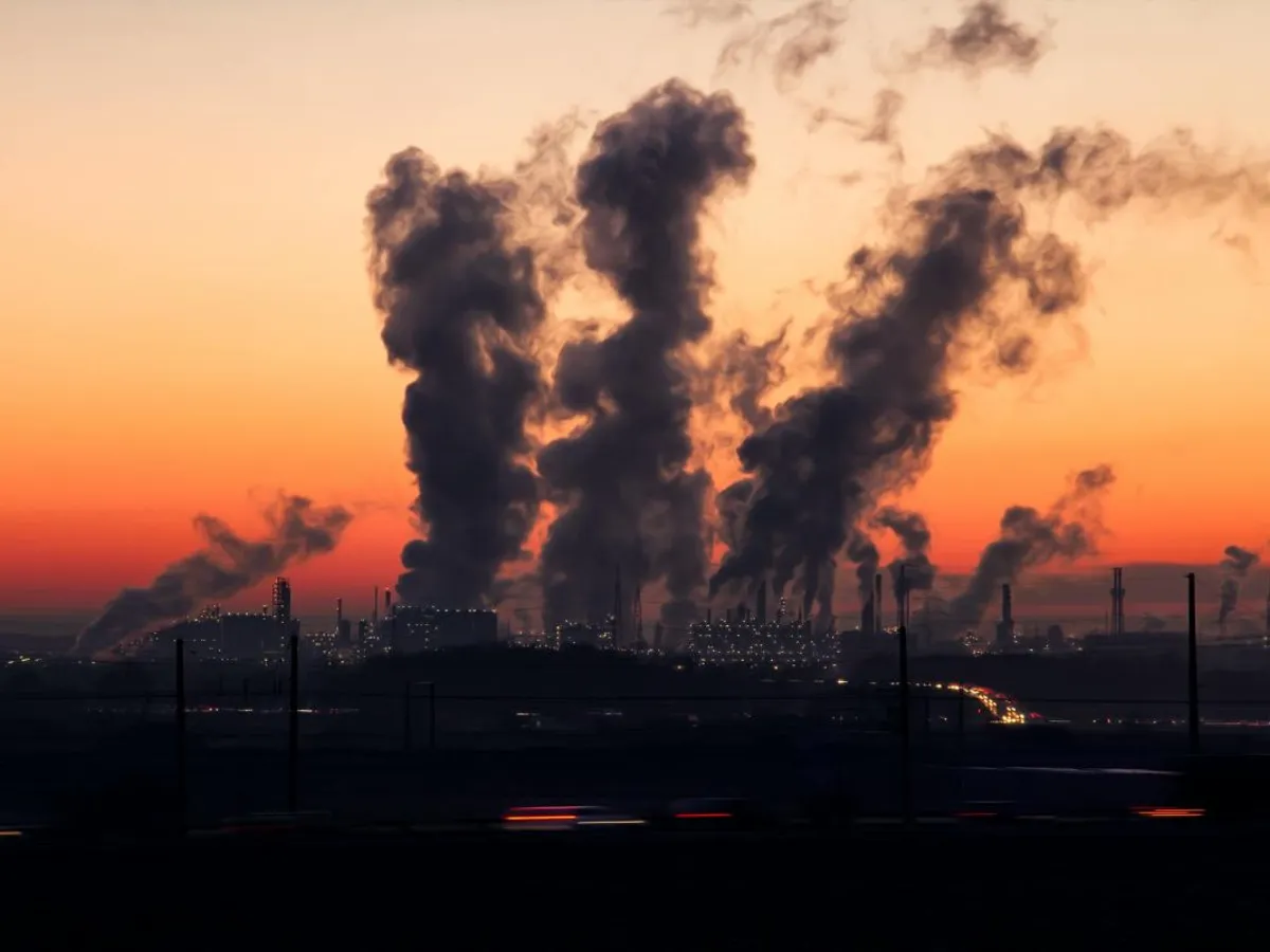 Poluare industrială de la coşurile de fum - Foto: Pexels/Pixabay