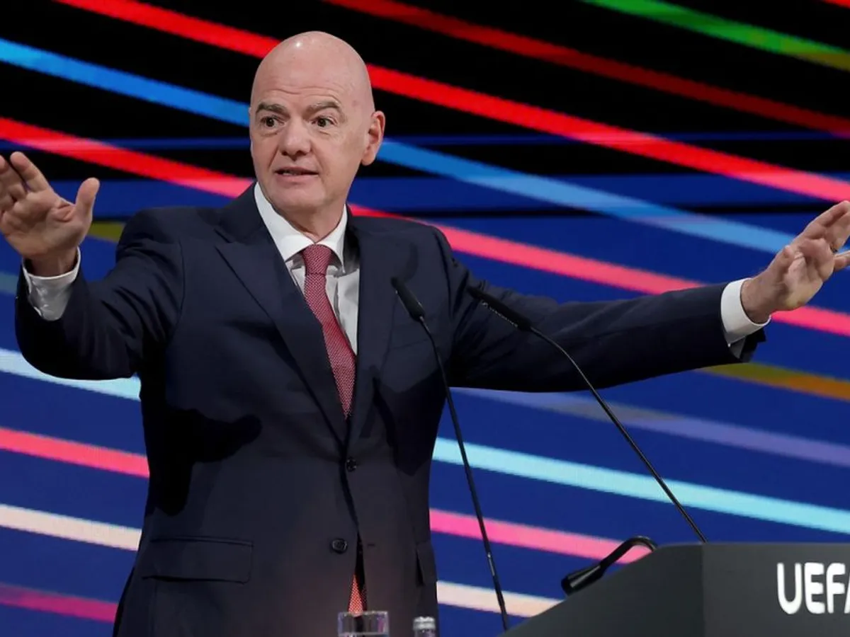 Preşedintele FIFA, Gianni Infantino, susţine revenirea Rusiei în competiţiile fotbalistice - Foto: Profimedia Images