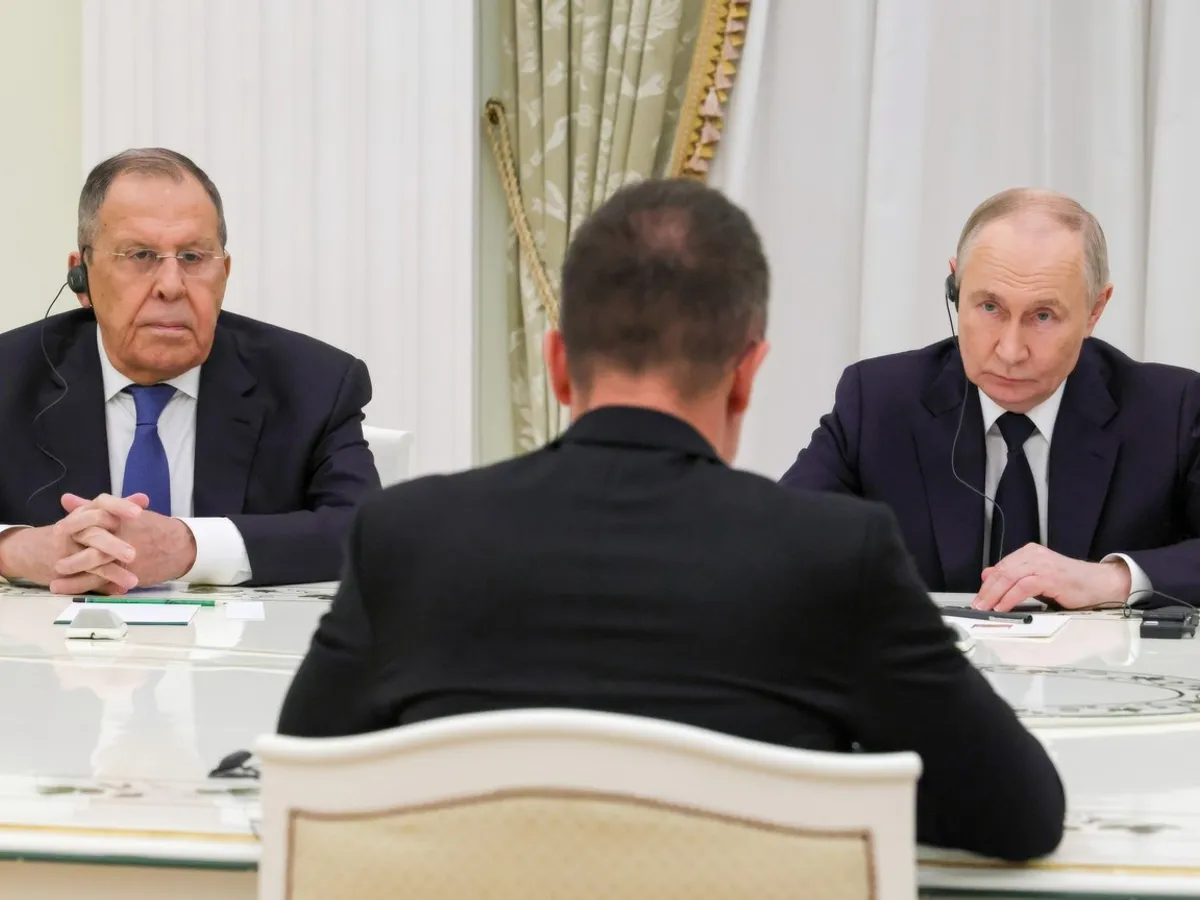 Serghei Lavrov, Péter Szijjártó și Vladimir Putin - Foto: Profimedia images