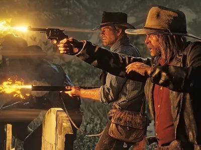 COWBOY LA PUTERE
Eroul din Red Dead Redemption (sau anti-erou, depinde de jucător) este Arthur Morgan, cel care călătoreşte printr-un uluitor peisaj sălbatic, presărat cu oraşe decrepite