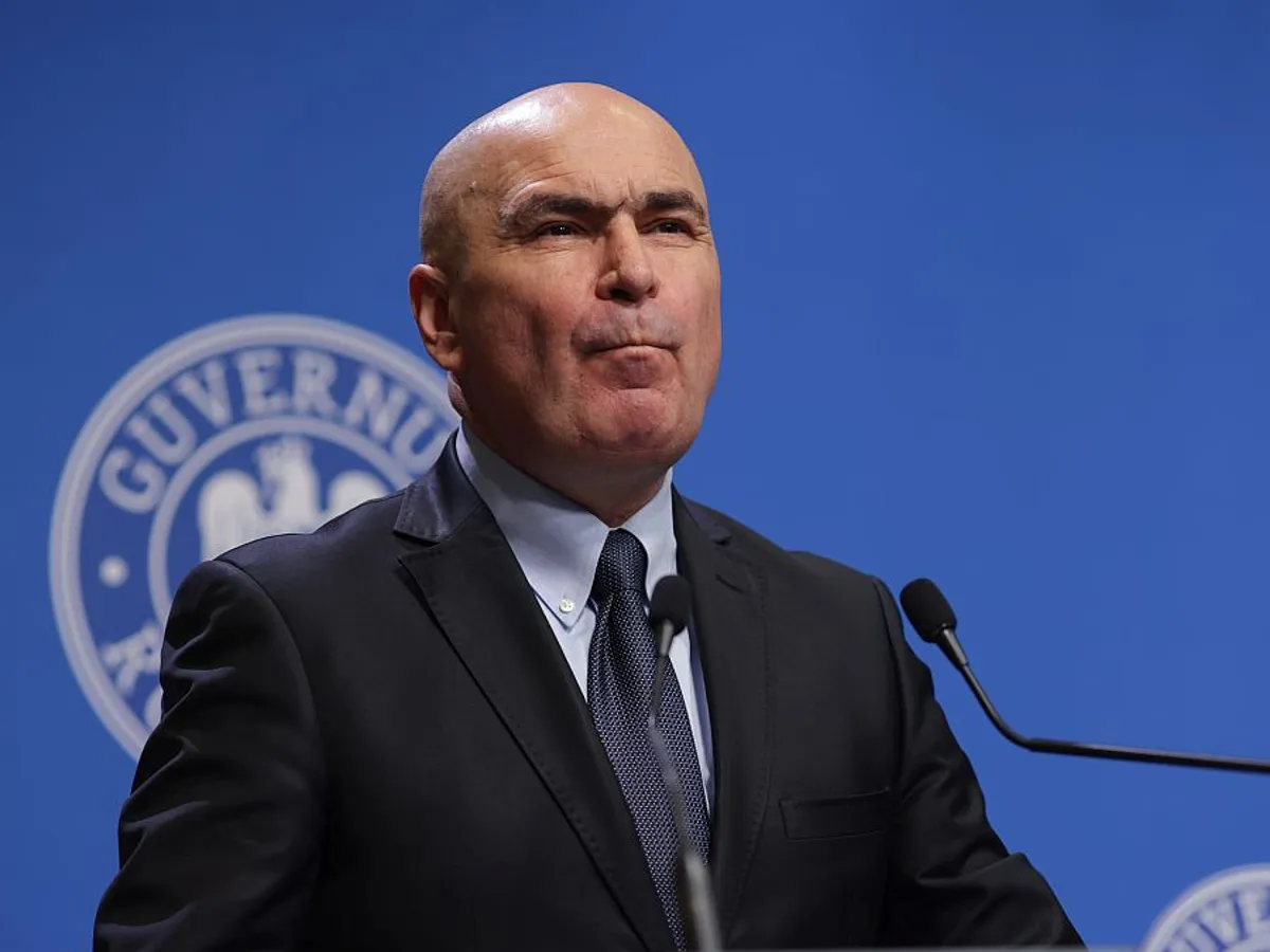 Premierul Ilie Bolojan, în conferinţă de presă - Foto: INQUAM PHOTOS/George Călin