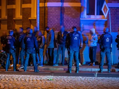 Poliția germană îi verifică pe sirieni- Foto: Profimedia Images