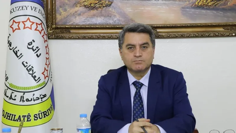 Abdulkarim Omar, însărcinat cu Afaceri Externe al Administrației Kurde din nord-estul Siriei/ Foto: personală