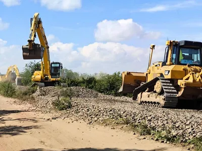 Lucrările de modernizare și electrificare a căii ferate București - Giurgiu - Foto: CFR Infrastructura