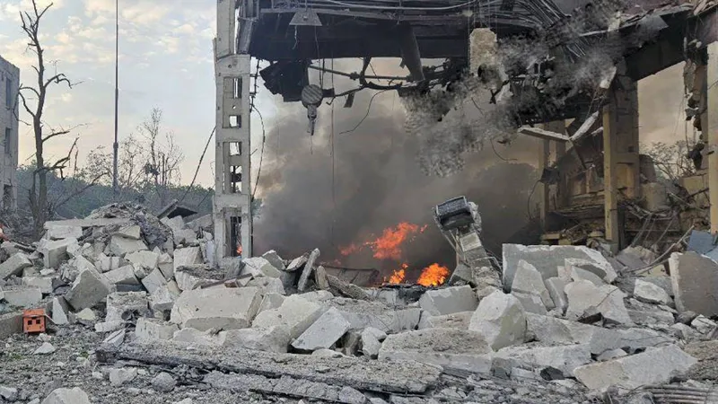 Cel mai mare depozit de drone Shahed-136 din Crimeea, spulberat după un atac cu rachete ATACMS - Foto: X/ @Feher_Junior