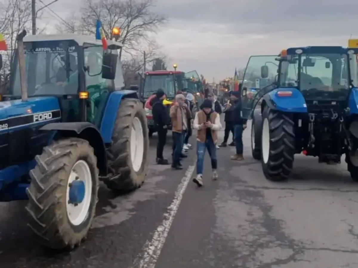 De ce au protestat fermierii ieșeni în vestul județului, blocând DN2?