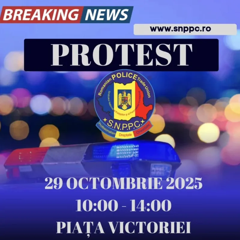 Protestul polițiștilot legat de pensii - Foto: Sindicatul poliției