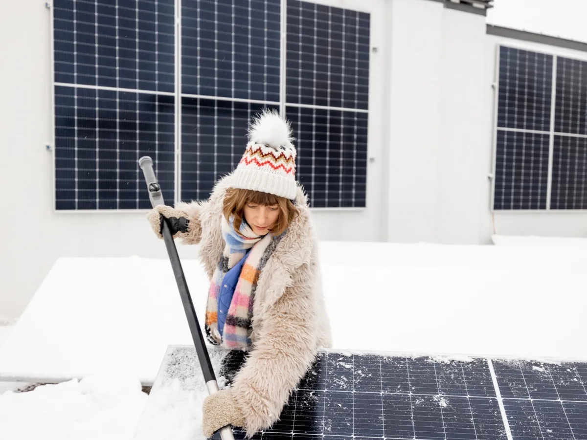 Panouri solare, iarna - Foto: Freepik