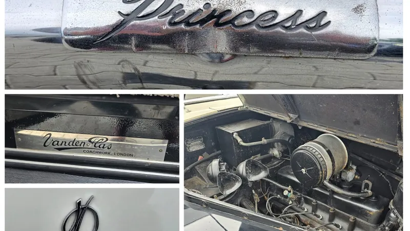 O limuzină Rolls Royce (RR) unică a fost surprinsă la inspecția periodică la RAR Iași - Foto: Facebook/Registrul Auto Român Oficial