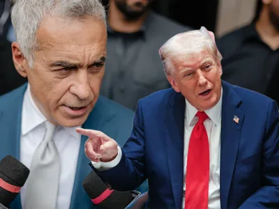 Călin Georgescu și Donald Trump - Foto: Profimedia images