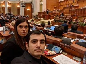 Claudiu Năsui și Cristina Prună, deputați USR // Foto: Facebook