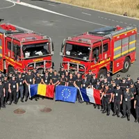 Al doilea schimb al pompierilor români specializați în stins incendii de pădure a ajuns în Franța - FOTO: IGSU - Inspectoratul General pentru Situatii de Urgenta