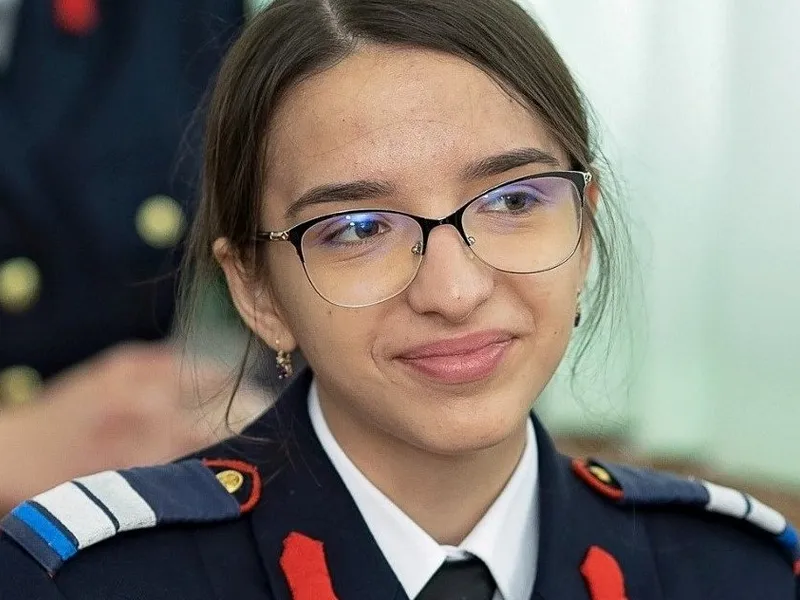 Mihaela Maftei, eleva de 9.96 la Bacalaureat - Foto: Colegiul Național Militar „Ștefan cel Mare" Câmpulung Moldovenesc