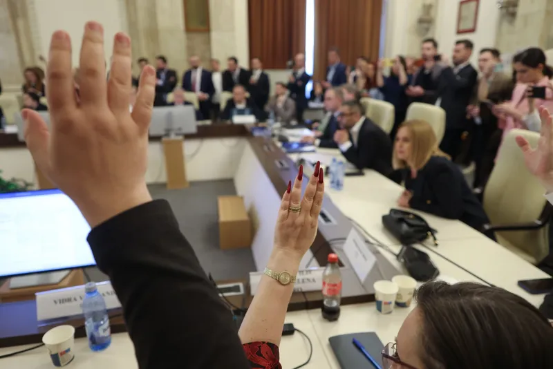 Vot &icirc;n comisii pe buget - Foto: Inquam Photos/ George Călin