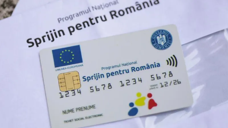 Cardurile de alimente încărcate din prima zi. Din ce orașe sunt norocoșii care au primit banii Foto: INQUAM PHOTOS / Octav Ganea