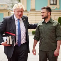 VIDEO Boris Johnson vizitează a doua oară capitala Ucrainei/Facebook