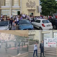 Marşul LGBTQ de la Iaşi: petarde, ouă aruncate şi amenzi/FOTO: ziaruldeiasi.ro
