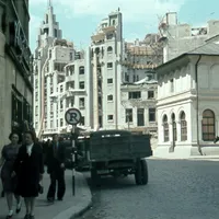 Imagini color unice din România în 1942-1946, în plin Război: Sibiu, Făgăraș, Brașov, București - Foto: Facebook/Arhiva de Fotografie