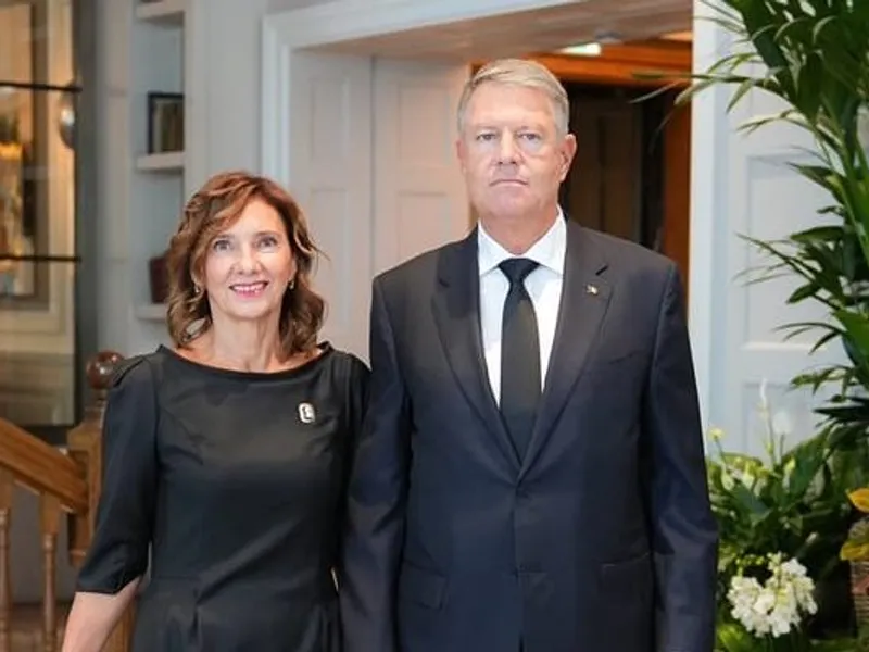 Carmen și Klaus Iohannis, la funeraliile Reginei Elisabeta a II-a- Foto: Facebook