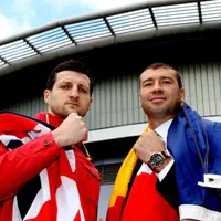 Lucian Bute și Carl Froch - Foto: Bleacher Report