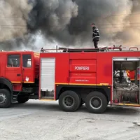 Incendiu la un depozit din Ilfov - Foto: ISU Ilfov