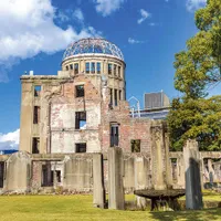 „Memorialul Păcii din Hiroshima“ Domul Genbaku a fost declarat Patrimoniu Mondial UNESCO în 1996, ca un memorial al celor morți pe  6 august 1945 - Foto: Profimedia Images