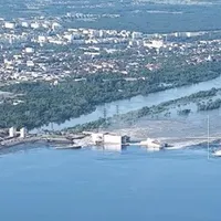 Ruperea Barajului Nova Kahovka - Foto: Twitter