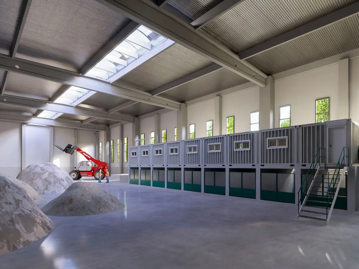 Construcţii Erbaşu, Staţia integrată de sortare și reciclare a deșeurilor din Construcții - Foto: Construcţii Erbaşu
