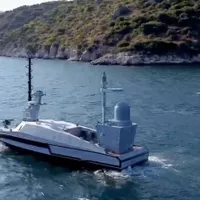 Vehiculul de suprafață fără echipaj uman (USV) Marlin/foto: anadolu agency