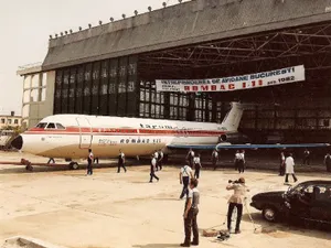 Avionul Rombac, la inaugurarea din 1982