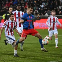 FCSB, la un punct de primul loc în Superligă, după ce a surclasat Oțelul Galați cu scorul de 4-1 - Foto: Facebook/FCSB