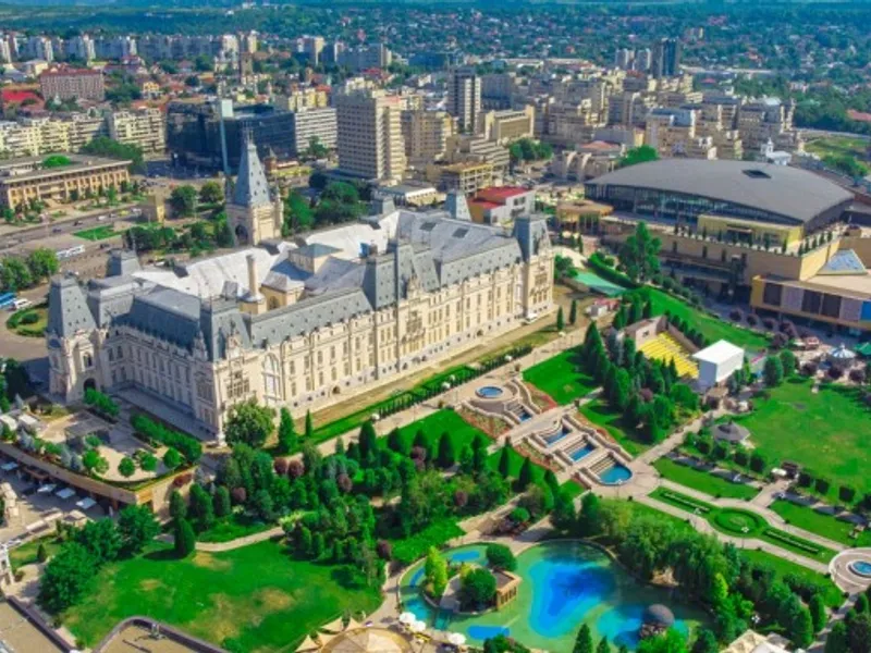 Centrul orașului Iași văzut de sus/FOTO: travelsafe-abroad.com