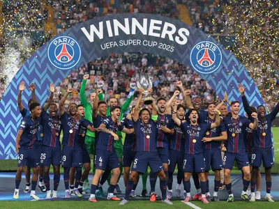 PSG a câștigat în premieră Supercupa Europei, 4-3 la penalty-uri cu Tottenham - Foto: Profimedia images