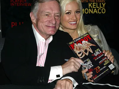 Hugh Hefner și Holly Madison - Foto: Profimedia Images